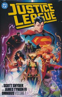 JUSTICE LEAGUE BY SCOTT SNYDER AND JAMES TYNION IV OMNIBUS HC VOL 01