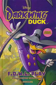 DARKWING DUCK FOWL PLAY HC DEIBERT SIGNED ED