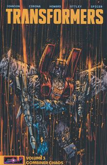 TRANSFORMERS TP VOL 03 COMBINER CHAOS JOHNSON & SPICER CVR