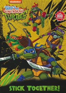 TALES OF TMNT STICK TOGETHER STICKER BOOK SC