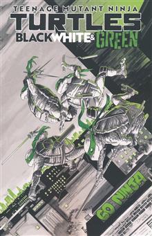 TMNT BLACK WHITE & GREEN TP